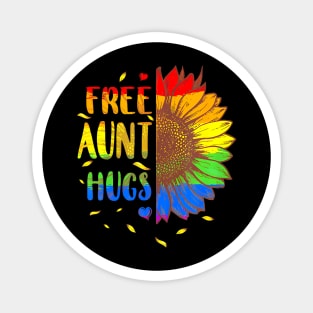 Proud Lgbt Free Aunt Hugs Lgbt Costume Lgbt Gay Pride Magnet